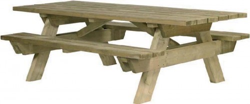 Table pique-nique en bois autoclave